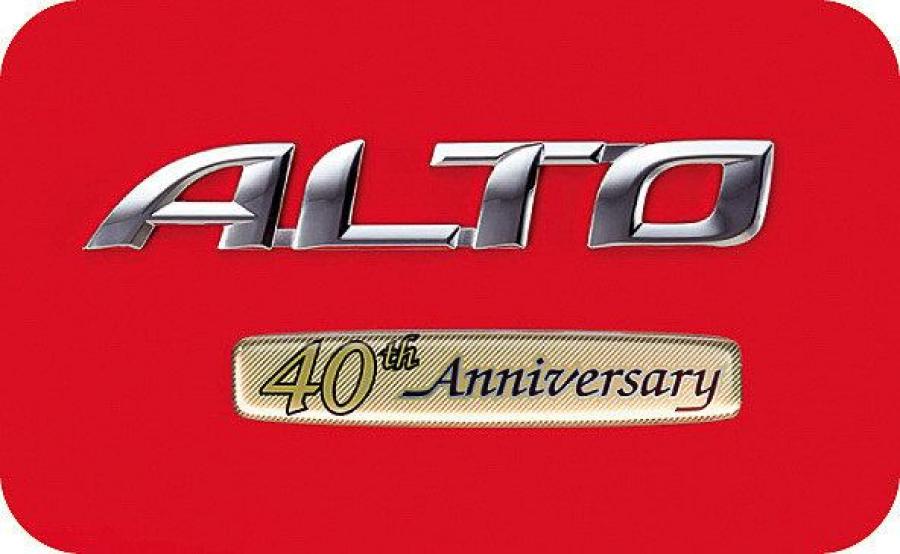 Логотип Suzuki Alto 40th Anniversary 2019 года  (JP) (фото 9 из 12)